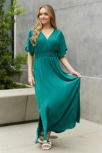 Load image into Gallery viewer, ODDI Full Size Woven Wrap Maxi Dress