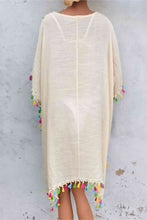 Load image into Gallery viewer, Tassel Detail Embroidery Dress