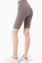 Load image into Gallery viewer, Breathable High-Rise Wide Waistband Biker Shorts