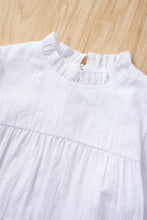 Load image into Gallery viewer, Girls Ruffle Collar Blouse and Skirt Set