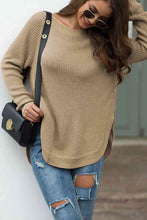Load image into Gallery viewer, Round Neck Ribbed Knit Top