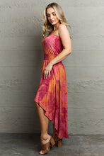 Load image into Gallery viewer, Ninexis In The Mix Sleeveless High Low Tie Dye Dress