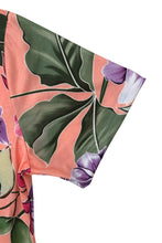 Load image into Gallery viewer, Plus Size Printed Crisscross Tie Front Top and Pants Set