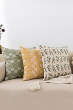 Load image into Gallery viewer, 3-Pack Botanical Embroidery Decorative Throw Pillow Cases