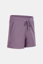 Load image into Gallery viewer, Drawstring Waist Yoga Shorts