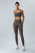 Load image into Gallery viewer, Crisscross Spaghetti Strap Active Bra