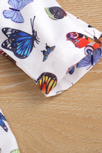 Load image into Gallery viewer, Girls Butterfly Pattern Dress and Pants Set