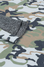 Load image into Gallery viewer, Camouflage Sequin Drawstring Hoodie