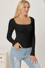 Load image into Gallery viewer, Square Neck Long Sleeve T-Shirt