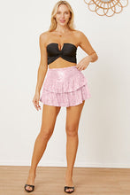 Load image into Gallery viewer, Sequin Layered Mini Skirt