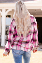 Load image into Gallery viewer, Plaid Contrast Detail Shacket