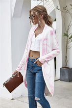 Load image into Gallery viewer, Tie-Dye Open Front Longline Cardigan