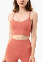 Load image into Gallery viewer, Breathable Racerback Halter Neck Sports Bra