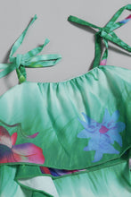 Load image into Gallery viewer, Girls Floral Ruffled Dress