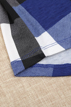 Load image into Gallery viewer, Plaid V-Neck Long Sleeve Top