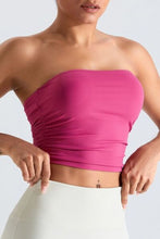 Load image into Gallery viewer, Ribbed Active Bandeau Top
