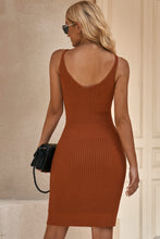 Load image into Gallery viewer, Ribbed Sleeveless V-Neck Dress