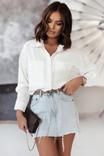 Load image into Gallery viewer, Button-Up Roll-Tab Sleeve Shirt