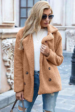 Load image into Gallery viewer, Full Size Lapel Collar Sherpa Coat