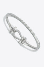 Load image into Gallery viewer, Men Rhinestone Cable Bracelet