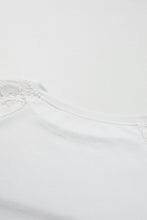 Load image into Gallery viewer, Lace Raglan Sleeve Round Neck Top