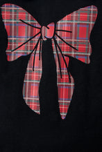 Load image into Gallery viewer, Girls Bow Graphic Plaid Dress
