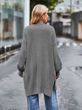 Load image into Gallery viewer, Long Sleeve Waffle-Knit Cardigan