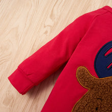 Load image into Gallery viewer, Baby Reindeer Applique Jumpsuit