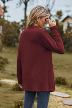 Load image into Gallery viewer, Open Front Long Sleeve Cardigan