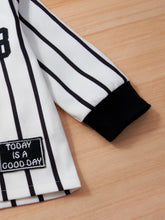 Load image into Gallery viewer, Baby Vertical Stripes Button Down Jacket