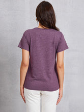 Load image into Gallery viewer, Round Neck Short Sleeve T-Shirt