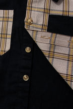 Load image into Gallery viewer, Baby Splicing Plaid Pocketed Jacket