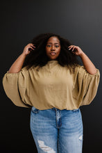 Load image into Gallery viewer, ODDI Blow Me Away Full Size Run Balloon Sleeve Blouse