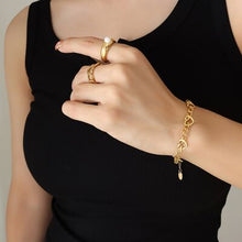 Load image into Gallery viewer, 18K Gold-Plated Titanium Steel Bracelet