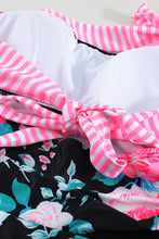 Load image into Gallery viewer, Mixed Print Tie-Back Two-Piece Swimsuit