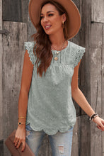 Load image into Gallery viewer, Sleeveless Eyelet Tank Top