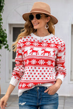 Load image into Gallery viewer, Christmas Round Neck Sweater