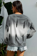 Load image into Gallery viewer, Tie-Dye Drop Shoulder Round Neck Sweatshirt