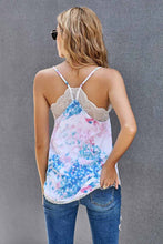Load image into Gallery viewer, Tie-Dye Lace Trim Cami