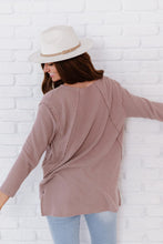 Load image into Gallery viewer, Jodifl Stay Awhile Full Size Run Waffle Knit Tee