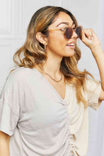 Load image into Gallery viewer, Round Full Rim Polycarbonate Frame Sunglasses