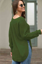 Load image into Gallery viewer, Round Neck Ribbed Knit Top