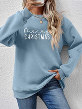 Load image into Gallery viewer, MERRY CHRISTMAS Dropped Shoulder Sweatshirt