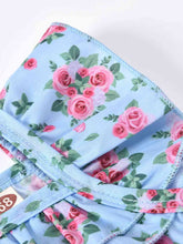 Load image into Gallery viewer, Baby Girl Printed Bow Detail Square Neck Romper