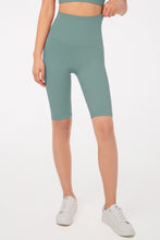 Load image into Gallery viewer, Breathable High-Rise Wide Waistband Biker Shorts