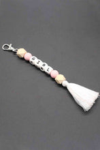 Load image into Gallery viewer, Assorted 2-Pack Mama Beaded Tassel Keychain