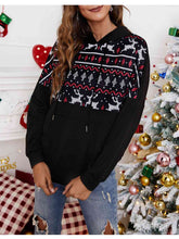 Load image into Gallery viewer, Christmas Drawstring Hoodie with Pocket