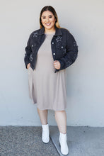 Load image into Gallery viewer, Sweet Generis Star-Crossed Full Size Run Cropped Denim Jacket