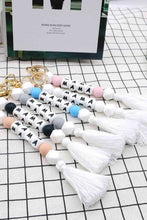 Load image into Gallery viewer, Assorted 2-Pack Mama Beaded Tassel Keychain