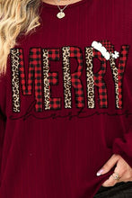 Load image into Gallery viewer, Plus Size MERRY CHRISTMAS Dropped Shoulder Top